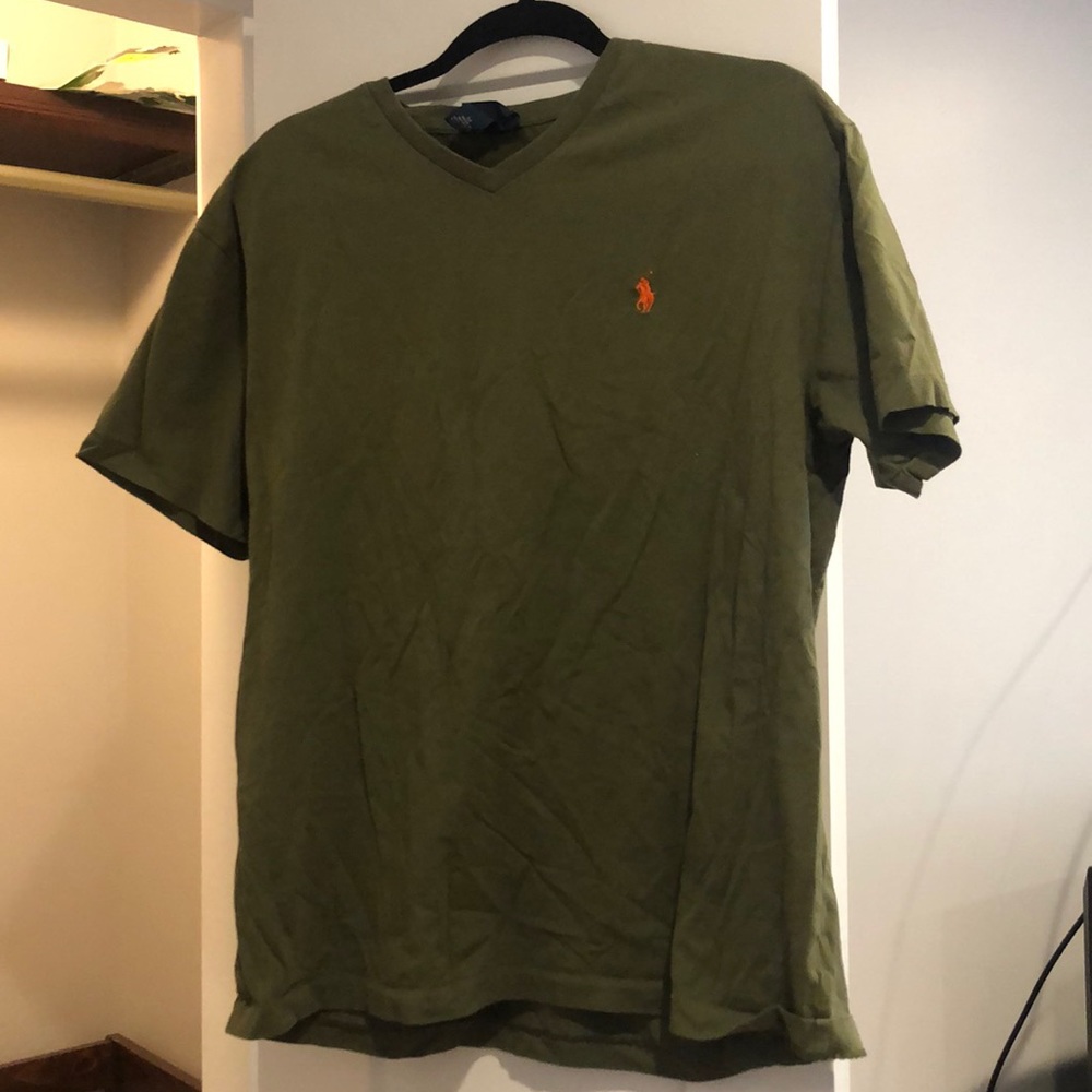 Olive Polo tee